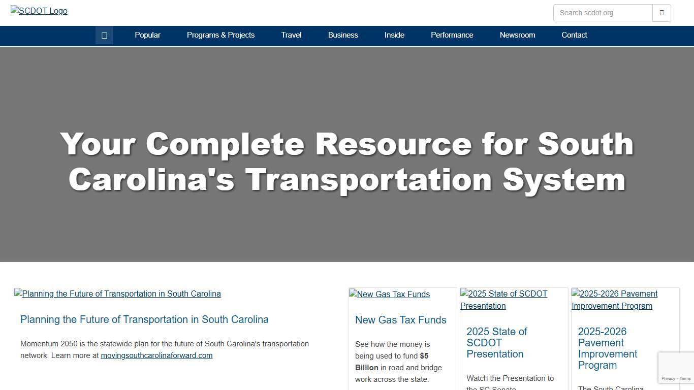 South Carolina Department of Transportation